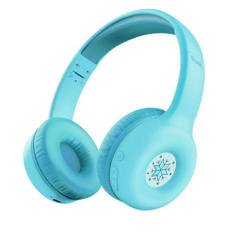 Auriculares Infantiles Inalámbricos Trust Nouna Kids Con Micrófono Azules