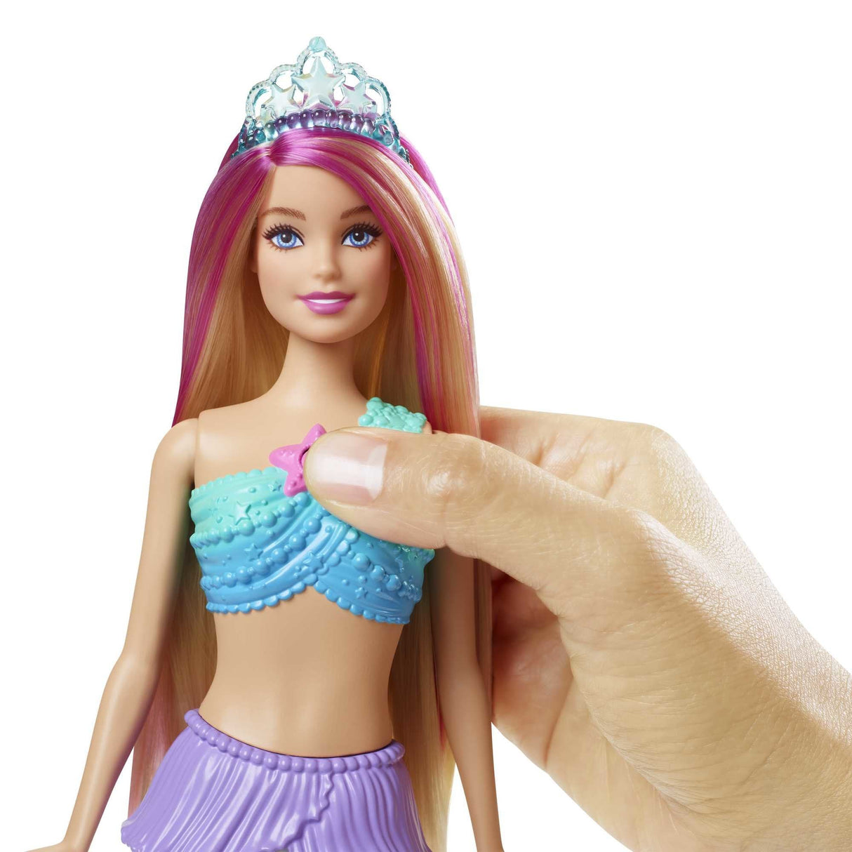 Muñeca Mattel Barbie Magic Light Sirena Malibu