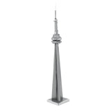 Maqueta 3d Metal Fascinations Cn Tower Toronto Montaje Sin Pegamento Ni Soldadura Maquetas 3d
