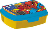 Safta Spider-Man Attack Sandwichera - Pvc Sin Bpa - Rectangular - 17x5.6x13.3cm - Amarillo