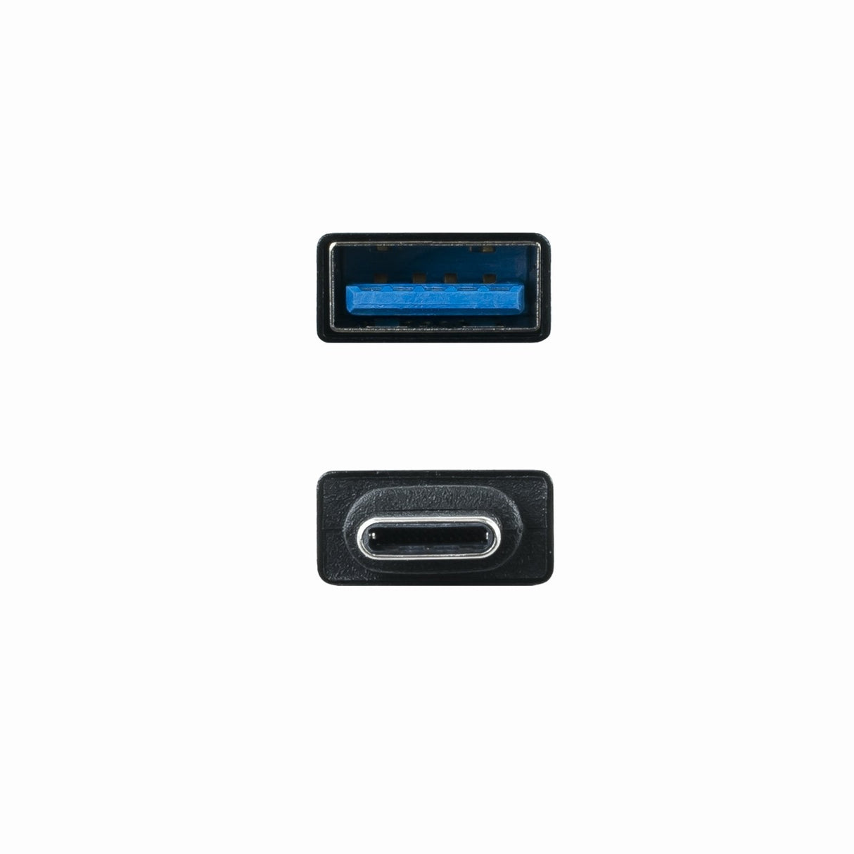 Nanocable Adaptador Usb-C A Usb 3.1 - Usb-C/M-Usb-A/H - Aluminio - Negro