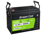 Green Cell Akumulator Lifepo4 200ah 12.8v 2560wh Litowo-¯Elazowo-Fosforanowy Do Kampera, Paneli Solarnych, Foodtrucka, Off-Grid (Cav04s) Batería Recargable Indu