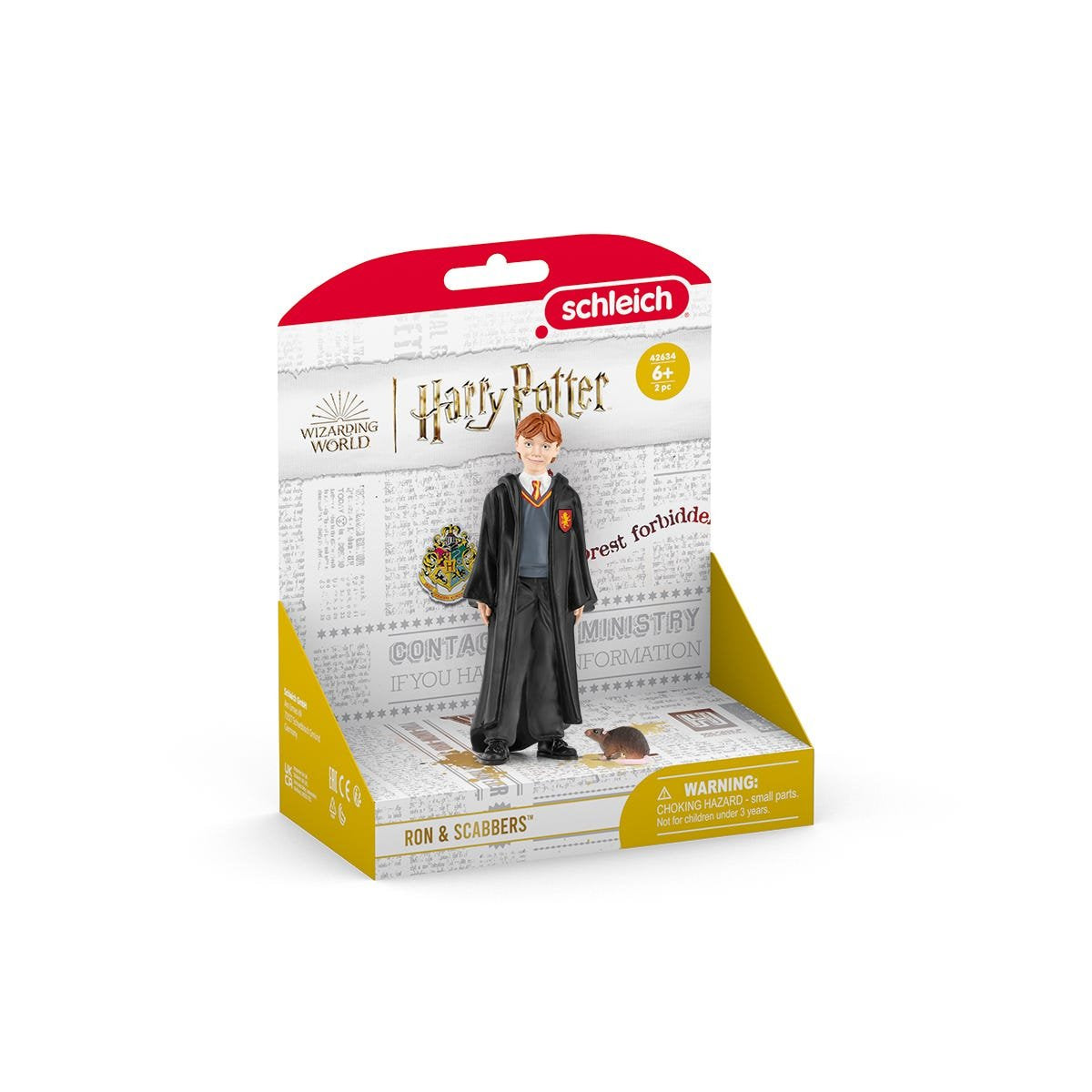 Figura Schleich Wizarding World Ron & Scabbers, 42634