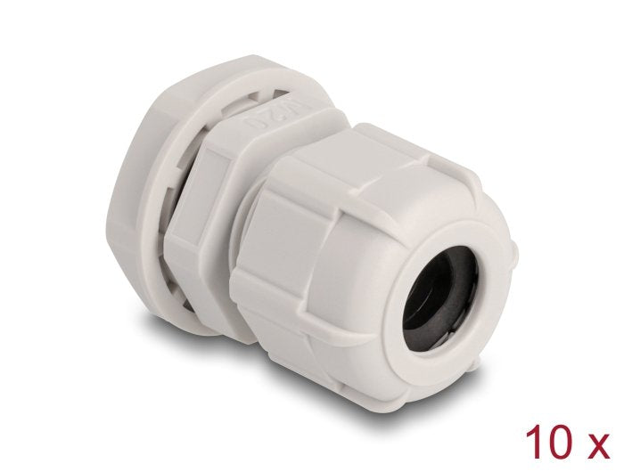 Delock 60655 Prensacables M20 10 Piezas Gris