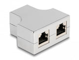 Delock Divisor Rj45 / Adaptador T 1 X Rj45 Hembra A 2 X Rj45 Hembra Cat.5e Stp