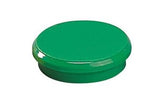 Dahle 95524 Pack De 10 Imanes Para Pizarra Blanca - Diametro De 24mm - Color Verde