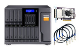Qnap Unidad De Expansion Nas Tl-D1600s 12x 3.5" + 4x 2.5" Sata, 4x Sff-8088, 303.8x369.9x319.8 Mm