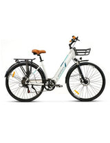Bicicleta Eléctrica Smatgyro Ebike Sunset White Motor 250w Ruedas 27.5' Blanca