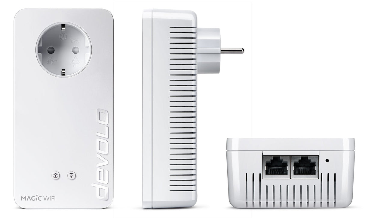 EAN 4250059686250 - Devolo MAGIC 2 WiFi next Multiroom Kit 2400 Mbit/s Ethernet Blanco 3 pieza(s) imagen 2