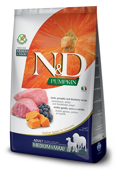 EAN 8010276033369 - Farmina Pet Food 8010276033369 comida seca para perros 12 kg Adulto Arándano, Cordero, Calabaza imagen 1