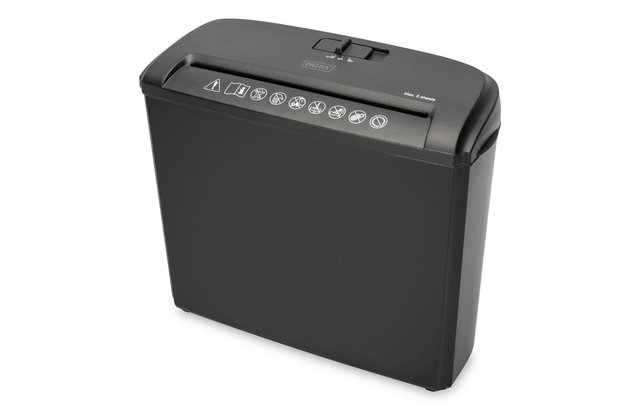 EAN 4016032459767 - Digitus DA-81604 triturador de papel Corte en tiras 74 dB 21,8 cm Negro imagen 1