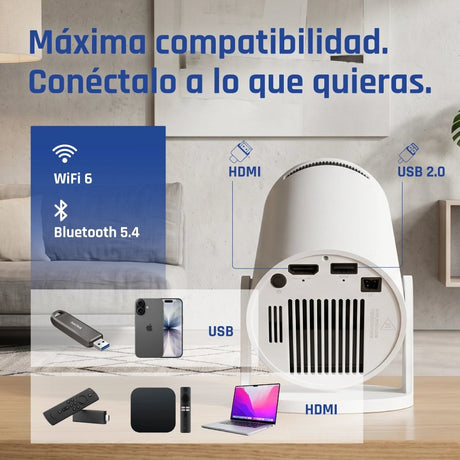 EAN 8435364318973 - iggual IGG318973 videoproyector 170 lúmenes ANSI 720p (1280x720) Blanco imagen 12