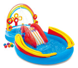 Piscina Hinchable Infantil Modelo Jardín Con Tobogán, 290 X 180 X 104 Cm