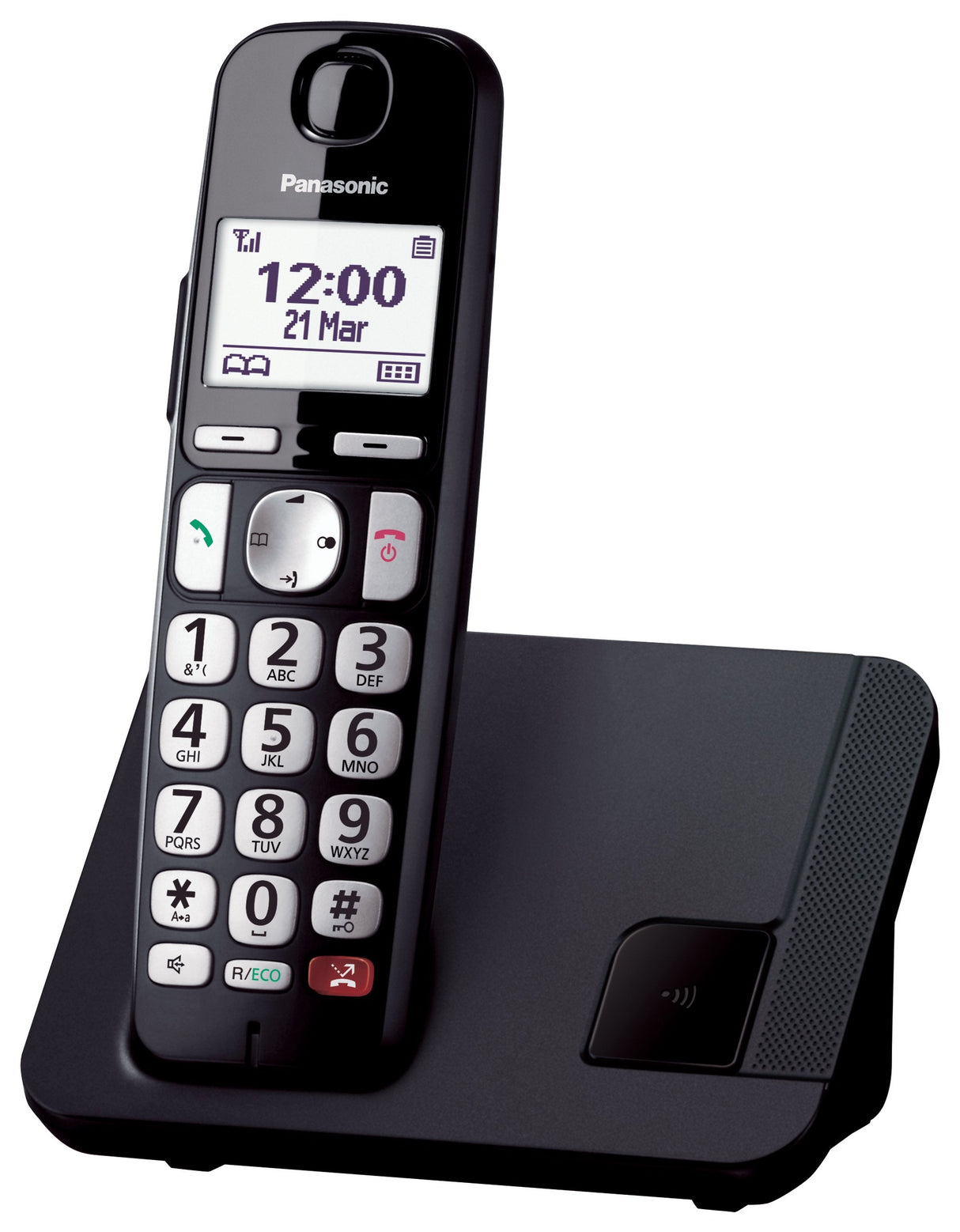 Teléfono Inalámbrico Dect Panasonic Kx-Tge250spb Personas Mayores Negro