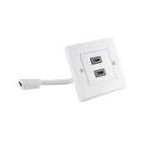 S-Impuls Hdmi Wanddose 2-Vías Con Cable, 4k