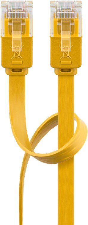 Proxtend Flat Network Cable Cat6 U/Utp 3m Yellow