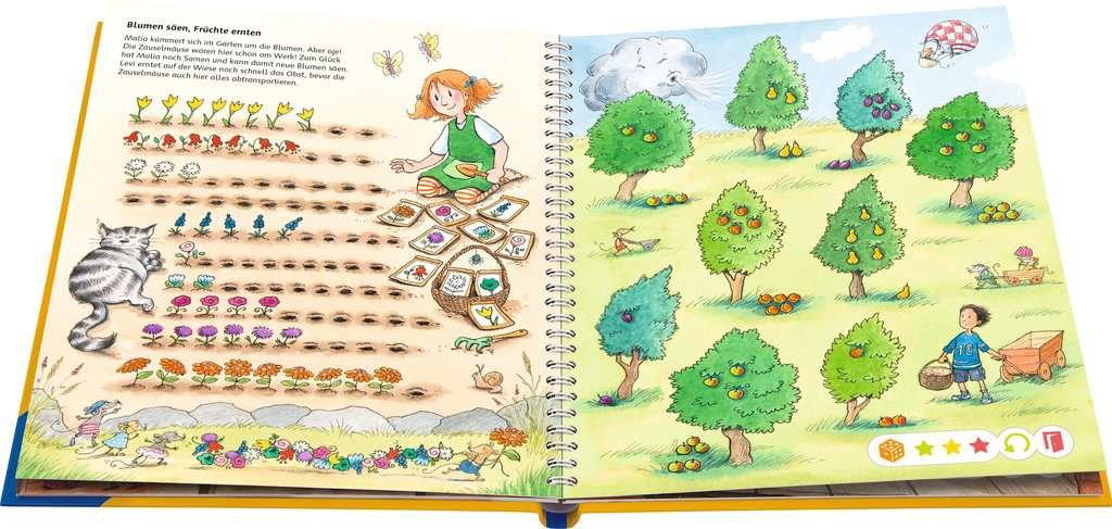 Ravensburger Tiptoi Mi Mundo De Juegos De Aprendizaje: Números Y Cantidades, Libro De Aprendizaje