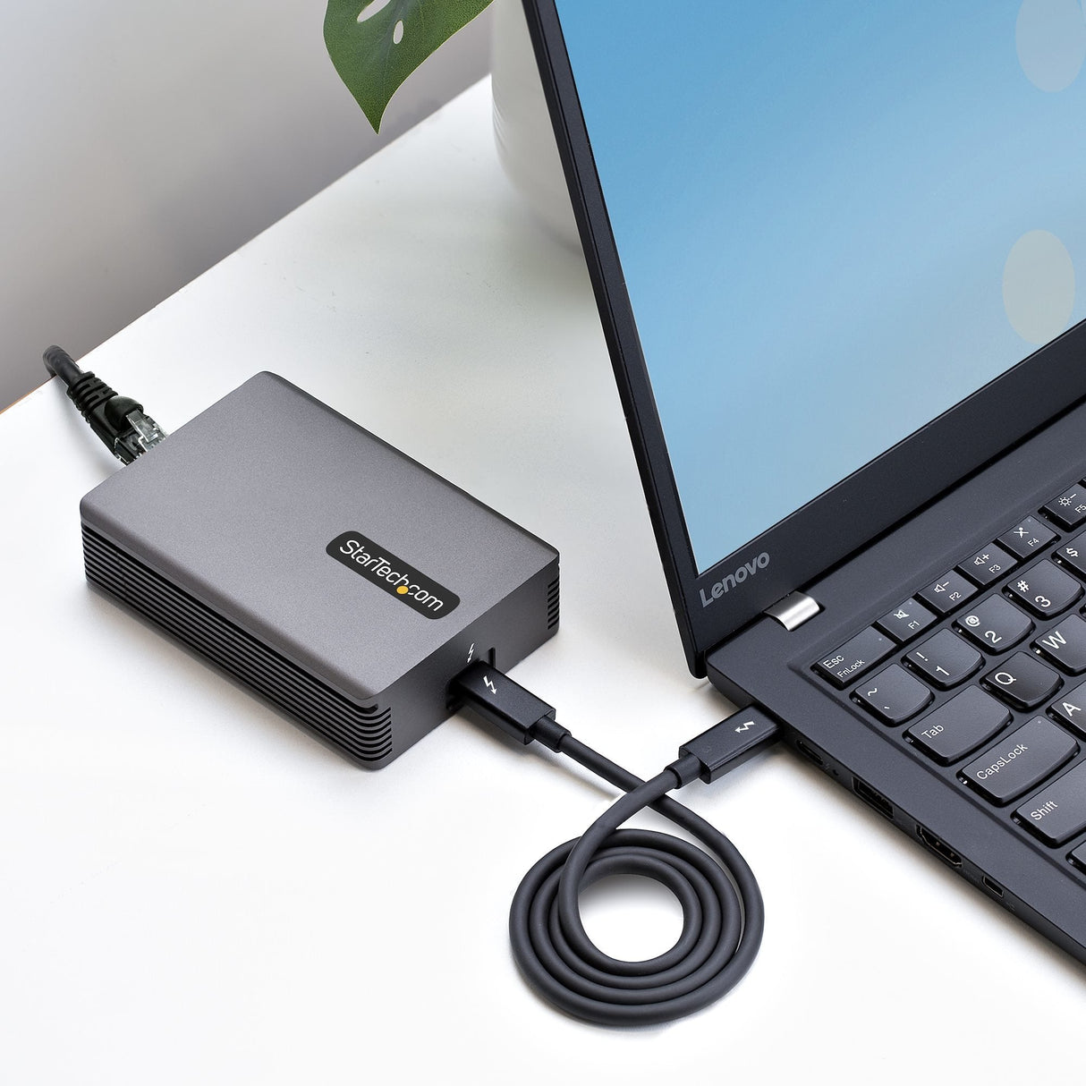 Startech Adaptador De Red Ethernet Thunderbolt 3 - 10gbe - Multigigabit - Adaptador De Red Externo Thunderbolt 3 A Rj45 - Nic 10gbase-T/5-2.5gbase-T - 10gb - Cable Tb3 - Win/Mac