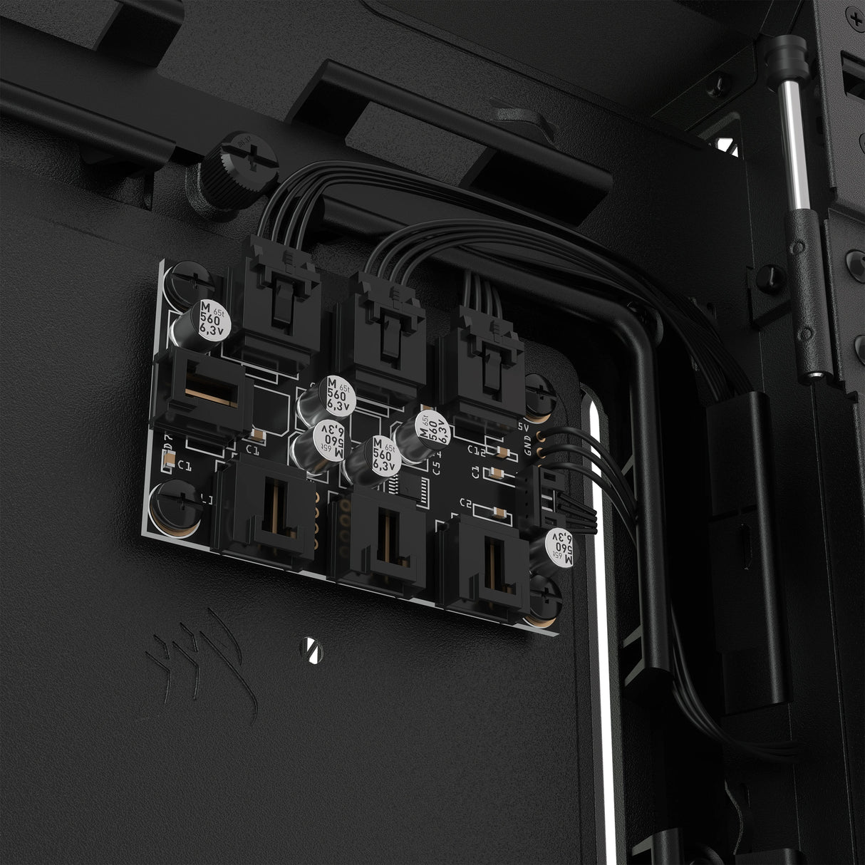Caja Pc Corsair Icue 5000x Cristal Templado Negra