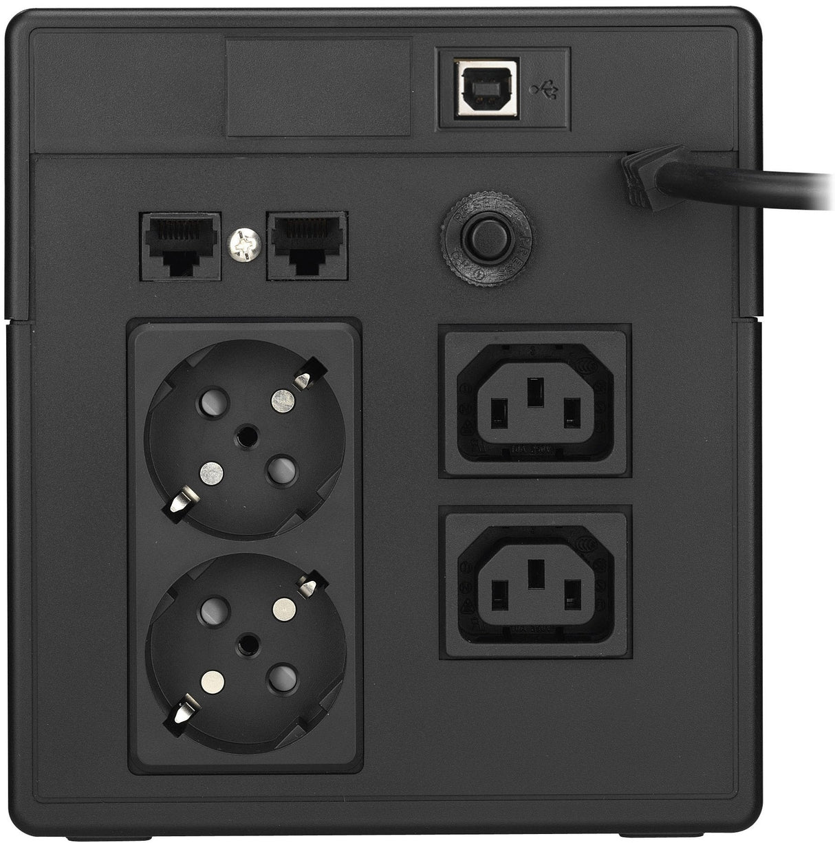 Power Walker Ups Line-Interactive 1000va 2x Schuko, 2x Iec, Rj11/Rj45, Usb, Lcd