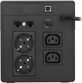 Power Walker Ups Line-Interactive 1000va 2x Schuko, 2x Iec, Rj11/Rj45, Usb, Lcd