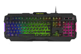 Mars Gaming Mcprgb2 Combo Gaming - Teclado Rgb Rainbow - Raton 4000dpi Rgb Flow - Auriculares Rgb Flow - Alfombrilla