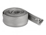 Delock Manga Trenzada Con Cremallera Resistente Al Calor 3 M X 50 Mm Gris