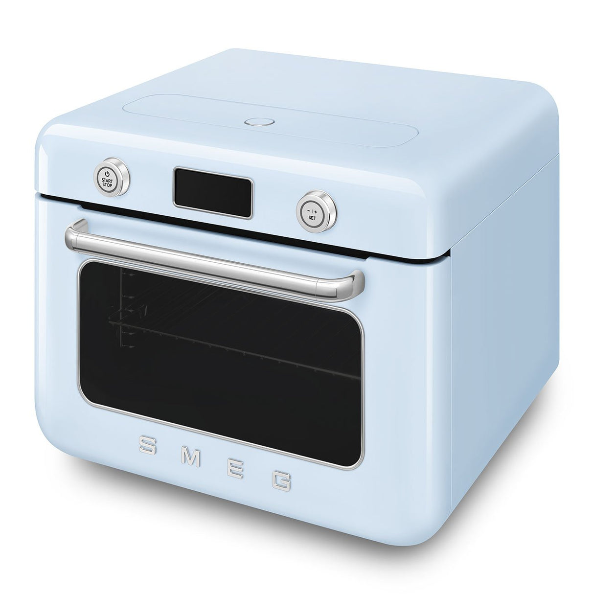 EAN 8017709333874 - Smeg COF01PBEU horno de vapor Pequeño Azul Botones, Giratorio imagen 4