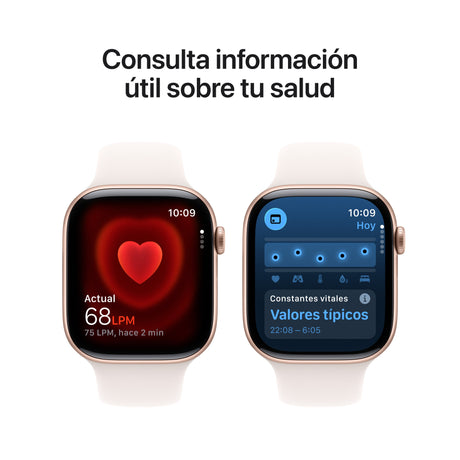 EAN 0195950477368 - Apple Watch Series 11 OLED 46 mm Digital 416 x 496 Pixeles Pantalla táctil 5G Oro rosa Wifi GPS (satélite imagen 5
