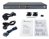 Levelone Switch 8x10ge 4x10gsfp+ 19" Managed L3
