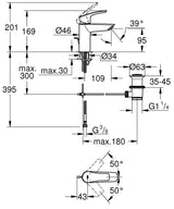 Grifo De Baño Grohe Eurosmart Tamaño S Monomando 1/2