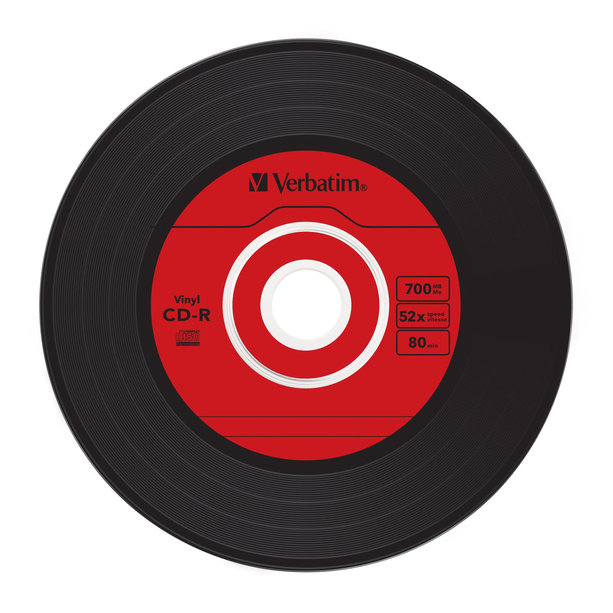 EAN 0023942434269 - Verbatim CD-R AZO Data Vinyl 700 MB 52x 10 pieza(s) imagen 7
