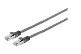 U/Utp Cat6a 0.50m Black Flat Unshielded Network Cable,