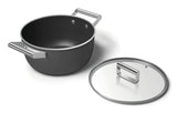 Smeg Csf2412blm Kochtopf, 20 Cm, Keramik, Edelstahlgriff, Mattschwarz