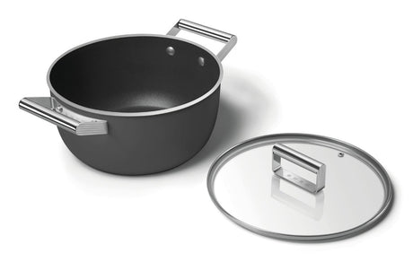 EAN 8017709356019 - Smeg CSF2412BLM batería de cocina Negro Aluminio, Acero inoxidable 5,4 L 24 cm imagen 10
