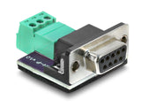 Delock D-Sub 9 Pin Bu > 3 Pin Terminalblock Adapter Can/Lin