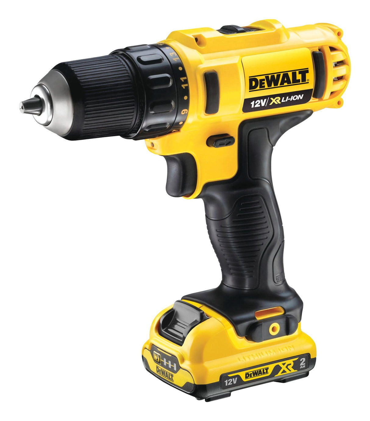 EAN 5035048453247 - DeWALT DCD710D2 Sin llave 1,1 kg Negro, Amarillo imagen 1