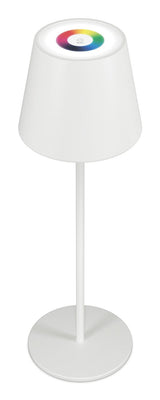 Realpower Led-Rgb Tischlampe Dimmbar Con Akku,Blanco