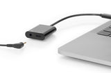 Adaptador Digitus Usb Splitter Tipo C - 3.5mm Tipo C M/F/F 0.2m Gen2 5a 10gb