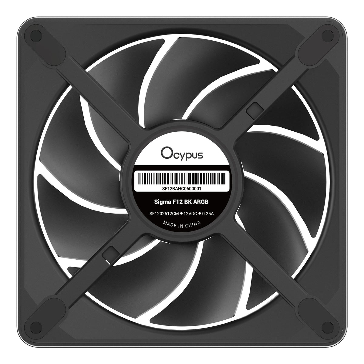 Ocypus Sigma F12 Argb Ocypus (Negro, 120 Mm) Sigma-F12-Bk1am00x-Gl