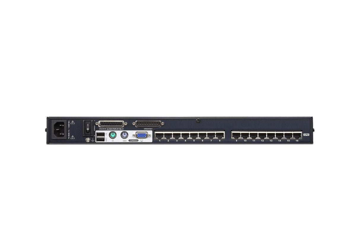 Aten Kh1516a, Switch Kvm Cat.5 De 16 Puertos Con Puerto Para Conexión En Cadena, 19", 1u