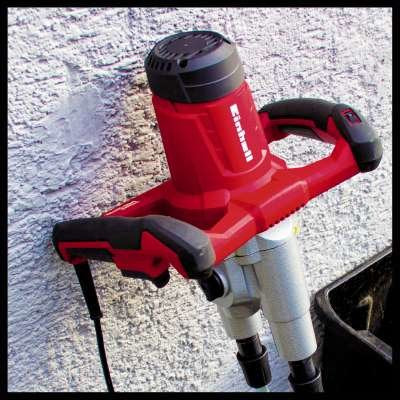 Einhell Agitador Para Argamasa Y Pintura Te-Mx 1600-2 Ce Twin (1600 W Incl. 2 Agitadores Para Argamasa De 120 Mm De Diámetro)