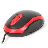 Omega Raton Optico 3d Usb 800dpi Value Line Om06vr Rojo