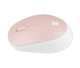 Raton Natec Harrier 2 Optico Inalambrico 1600dpi Bluetooth 5.1 Rosa/Blanco
