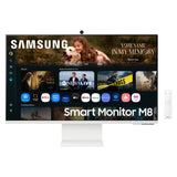 Monitor Samsung M8 M80f 32" 3840 X 2160 Pixeles 4k Ultra Hd Lcd Blanco