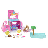 Mattel Barbie Chelsea 2-En-1 Camper Vehículo De Juguete