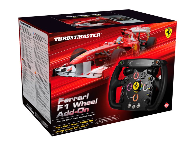 Addon Thrustm. Retail Del Volante De Ferrari F1 (Pst / Xbo / Pc)