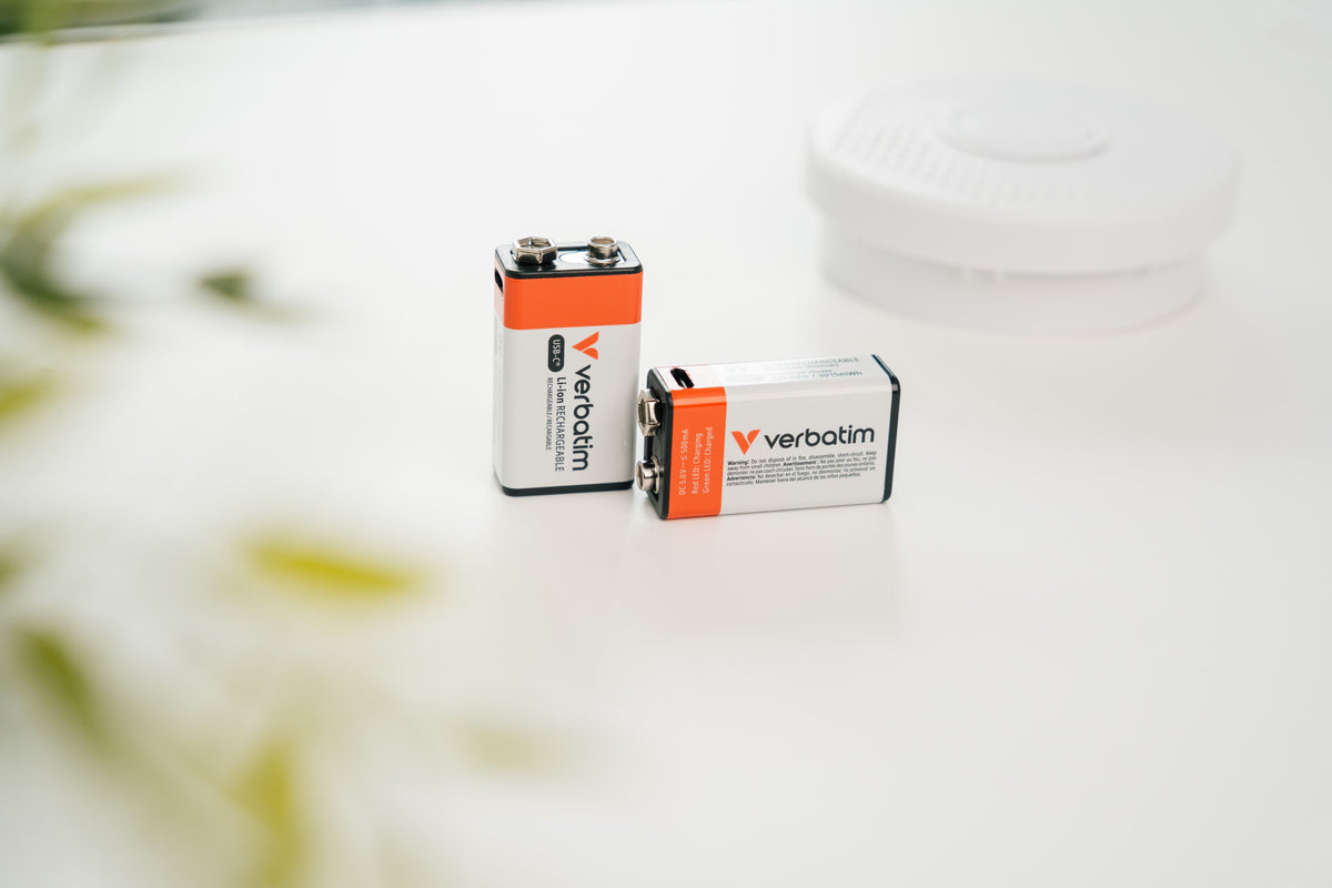 Verbatim 9v-Akku Mit Usb-C-Anschluss, Li-Ion