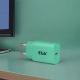 Club3d Lifemyle Cargador Usb-C 30watt, 2mk Verde Retail