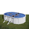 EAN 8412081231037 - Gre KIT500ECOB piscina sobre suelo Piscina con anillo hinchable Ovalada 14550 L Azul, Blanco imagen 1